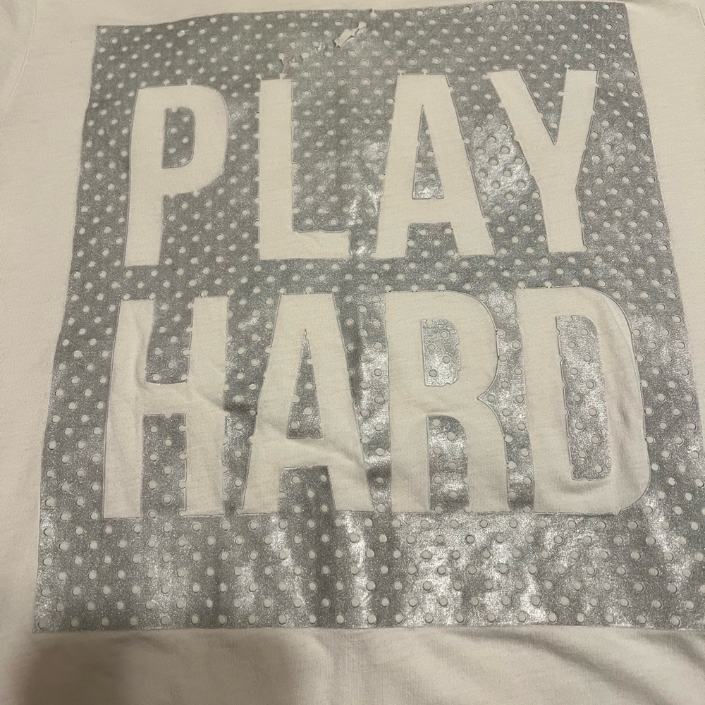 A White Guess Tshirt